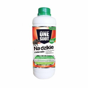 ONE SHOT Odstraszacz w płynie 1l. Oprysk na dziki, sarny, kury, bobry, nornice.